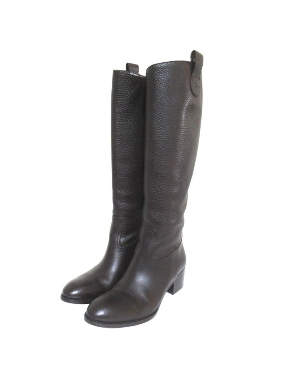 Gucci Sully Cles the Long Boots 35.5 Dark Brown Pre Owned